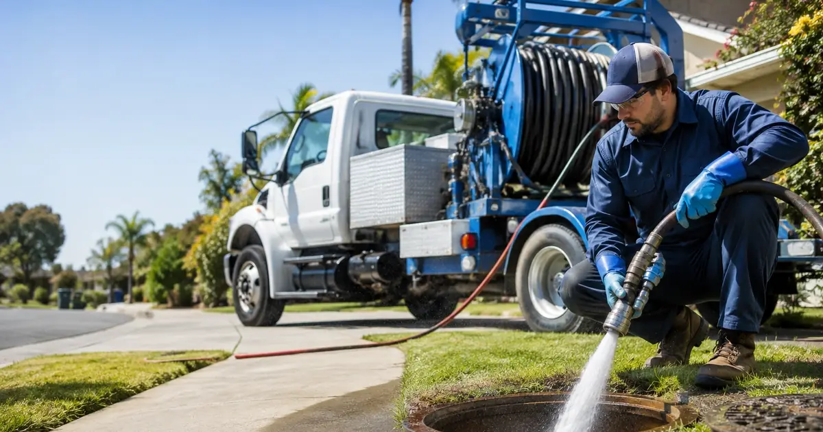 Hydro jet sewer cleaning Mendota