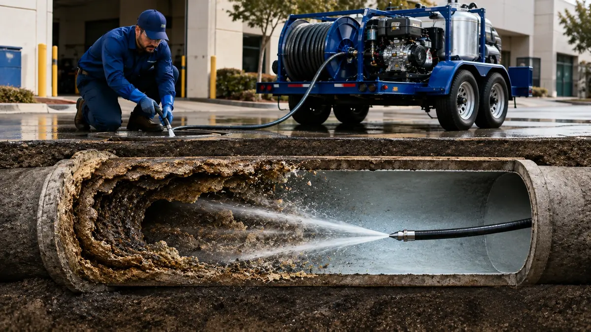 Sewer Pipe Descaling in Mendota